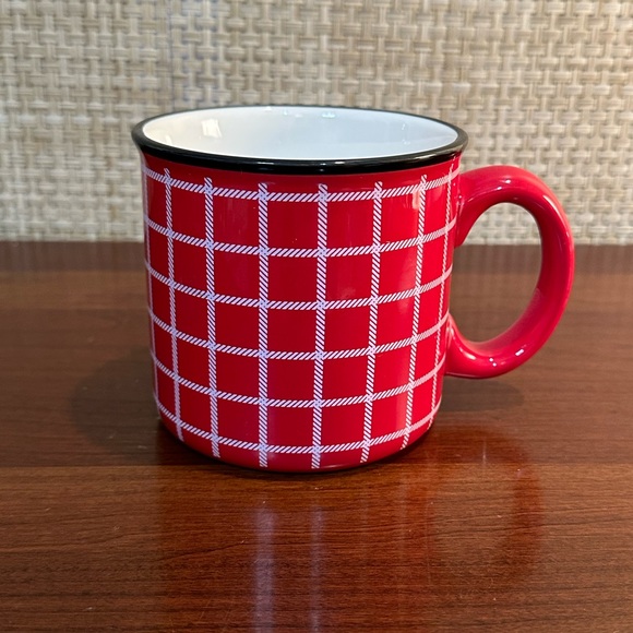🎄🌟3xHP🌟2021 Hallmark Set of 4 Red & Green Plaid Collectible Holiday Mugs - Picture 6 of 14